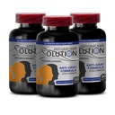 ויטמין B6 pantothenic Acid - פתרון שיער אפור - שיער אפור עבור גברים ונשים, תוספת שיער לנשים, צבע שיער טבעי, תוסף ביוטין לשיער, Saw Pametto, 3 Bot 180 Capssal