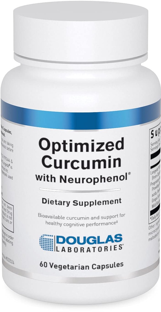 דאגלס מעבדות אופטימיזציה של Curcumin עם Neurophenol | תומך במוח בריא | 60 קפסולות