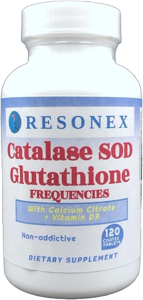 Catalase, Superoxide Dismutase (SOD), ו- Glutathione Frequencies- 120 טבליות