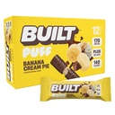 נבנה בר, Puff חלבונים Bars, בננה Cream Pie Puff, 17g חלבונים חטיפים, On-The-Go Bars, רק 140 קלוריות, 6g סוכר, Collagen, Gluten Free, Count 12