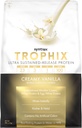 Syntrax Nutrition Trophix, Ultra Sustained-Release אבקה, Creamy Vanilla 5 lbs, Real Vanilla Ben Specks
