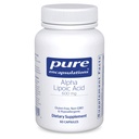 Pure Encapsulations Alpha Lipoic Acid 600 מ"ג - ALA תוספת לתמיכה Liver, Antioxidants, Nerve Health, Cardiovascular Health & Carbohydrate תמיכה - Premium Alphaoic Acid - 60 קפסולות