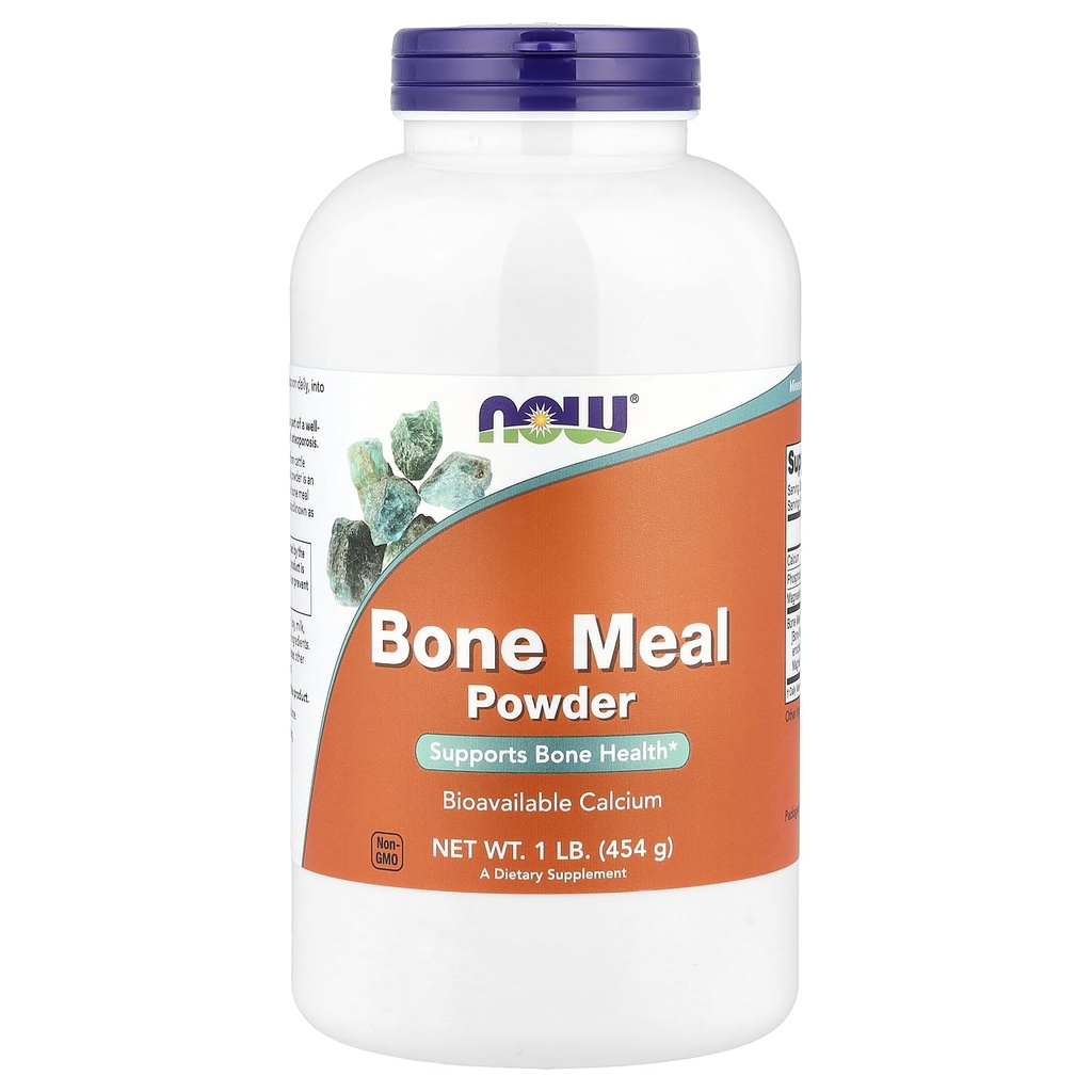 Now Foods, Bone Meal אבקת, 1 lb. (454 גרם)