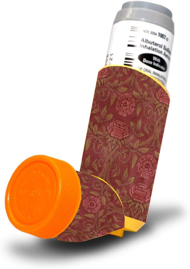 MightySkins Skin for Proventil HFA Asthma Inhaler - Paper Flowers