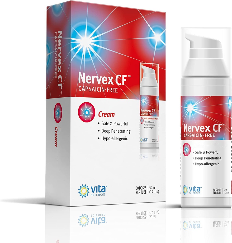 Vita Sciences Neuropathy Relief for Hands and Feet - Powerful Cream Formula for Burning, Tingling, ו- Numbness - עם Arnica, B12, B1, B5, B6, E, MSM, Aloe, ובסיס שמן קוקוס - Capsai-FreeFreeFree FreeFree Base - Capsaicin, B1, B5, B6, B5, B6, B6, A, E, MSM, Aloe, Aloe, Aloe ובסיס שמן קוקוס שמן קוקוס