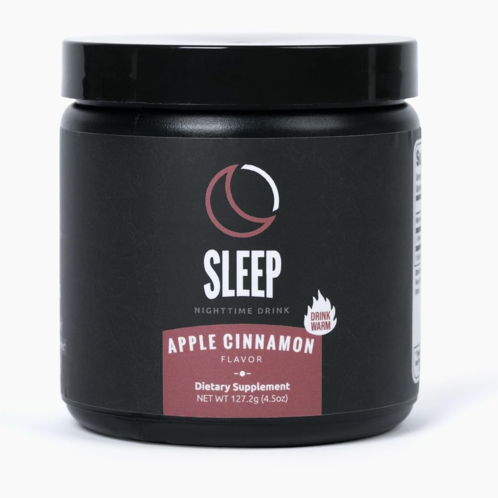 שינה מיידית - Apple Cinnamon Flavor - Performance Sleep Drink Mix - Magnesium, L-theanine Drink. Melatonin-Free. Sugar-Free. קוקטייל שינה מושלם עבור Elite Athletes & ביצועים גבוהים