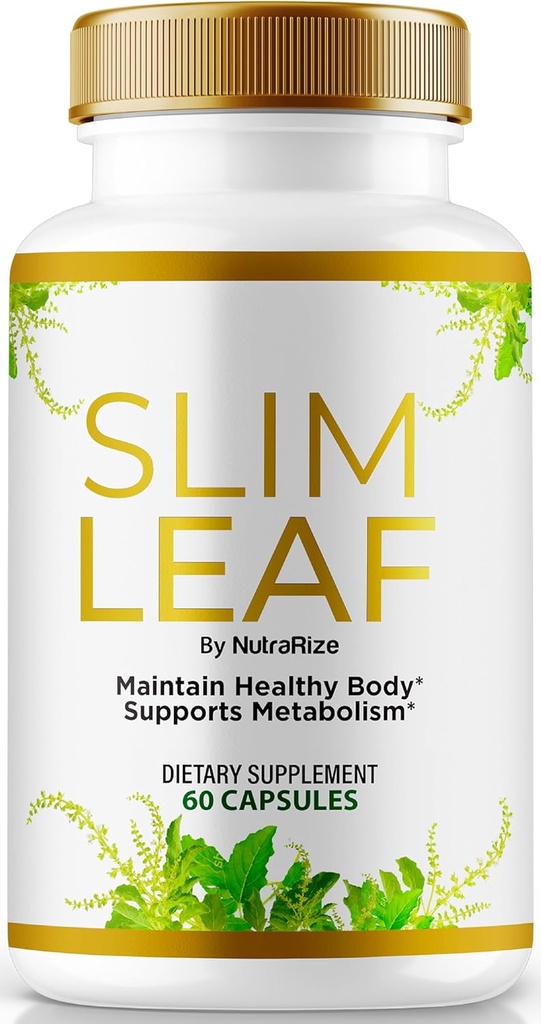 Slim Leaf Pills, Ultra-Pure Keto Formula, All Natural Keto קפסולות עבור Daily Energy and Fitness Support, Slim Leaf Detox and Cleanse, Premium Keto Lifestyle, SlimLeaf (60 קפסולות)