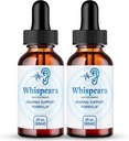 Whispeara Tinnitus הקלה לרינג אוזניים טיפות, Ring Clear Tinnitus נוזל טיפות, כוח מקסימלי, תוספת שמיעה פורמולה מתקדמת, רינג טינטון, Whispeara ביקורות (2 Pack)