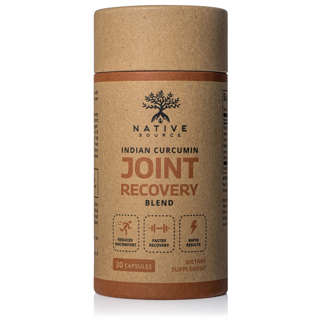 מרפא הודי: שחזור משותף | Turmeric, תמרינד Seeds, Boswellia ו Black Peppers | Biodegradable BPA-Free Bottle | 30 קפסולות | MAHA | תוספת תזונתית