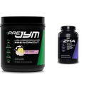 JYM 30 משרת פינק Lemonade & JYM ZMA Zinc / Magnesium קפסולות תוספי 90 קפסולות צמחוניות
