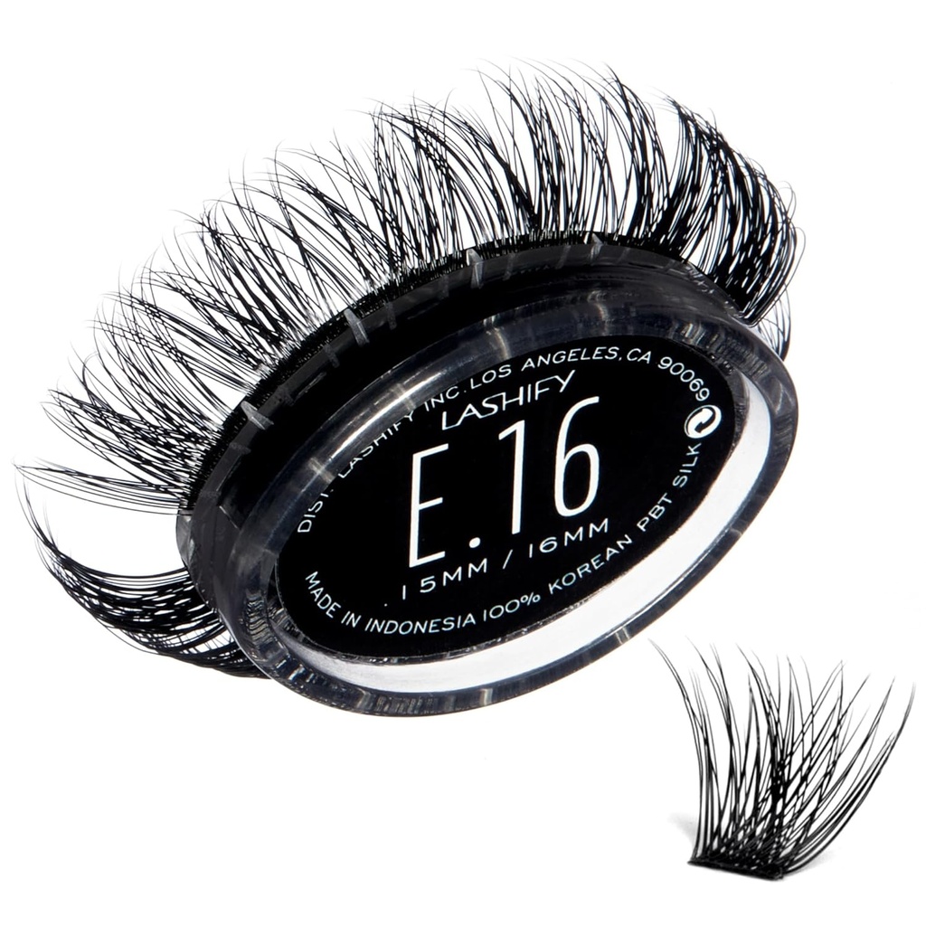 Lashify Extreme 16mm Gossamer Eyelashs Refill, Black, Easy False Lashes to Add Tremendous Volume