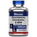 tnvitamins Glucosamine, Chondroitin, & MSM (4000 MG - 240 קפסולות) עבור גברים ונשים | תוסף תמיכה משותף * יותר מחוזק משולש!