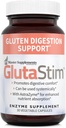 תוספי מאסטר תוספי GlutaStim - 30 קפסולות ירקות - תמיכה Gluten Digestion - מספק תמיכה Digestive + Gas & Bloating הקלה - טבעוני, Gluten חינם - 30 משרתים