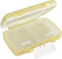 EZY DOSE Moisture-Proof Pill Case, Medicine Planner, ויטמין אורגן Box, Travel-Friendly, Latch-Closure to Secure Contents, 4 השוואה אישית של מספר גדלים עם חותם חזק, קטן, קרם, קטן, קרם