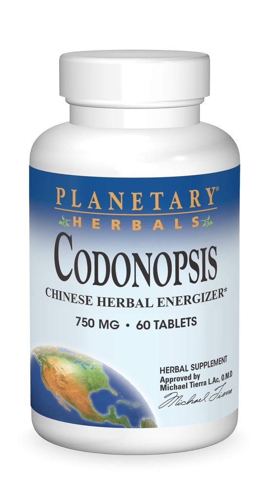 טבליות פלנטריות Herbals Codonopsis, 750 מ"ג, 60 Count