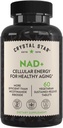 Crystal Star NAD+ (60 טבליות) - פטנט NAD עבור אנרגיה סלולרית והזדקנות בריאה - קלינית-Proven more Efficient Than Nicotinamide Riboside - 30 יום אספקה - Non-GMO