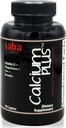 סאבה Calcium Plus - כוח העצם - Calcium, מגנזיום, Potassium, ויטמין D, Zinc, Betaine - GMO, Soy, Gluten Free Ingredients - Whole מזון תוסף לבריאות העצם, Immune - 90 Caplets