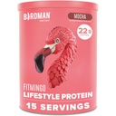 אבקת חלבון טבעוני BIRDMAN Fitmingo עם Inositol, Collagen Boosters, Hyaluronic Acid ווויטמינים | Low Carb, Milk Free, Low Calorie | 23g Plant Based Blueberry אבקת חלבון עם Myo-Inositololololol