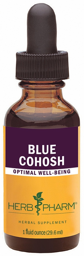 Herb Pharm מוסמך אורגני כחול cohosh לחלץ 1 Ounce