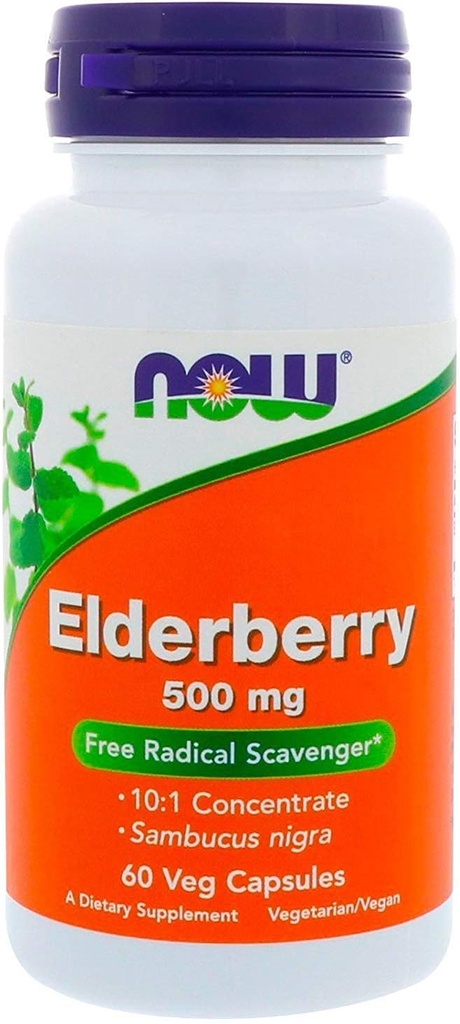Now Foods - Elderberry לחלץ 500 מ"ג 60