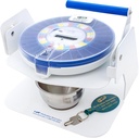 תחנת P-Pill MedTime Pro - Advanced Locked Automatic Pill Dispenser - Clear Lid