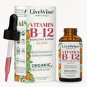 נוזל B12 ויטמין sublingual - All-Natural נוזל ויטמין B12 טיפות - non-GMO Adenosylcobalamin Methylcobalamin B12 - Boost your Immune System, Metabolism, Energy and Focus!