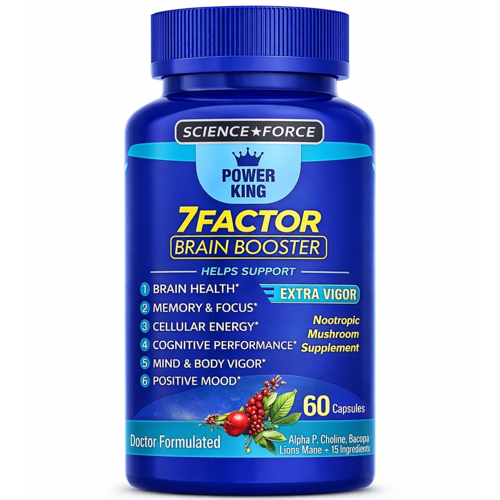 תוספי המוח עבור Memory & Focus - Nootropic Brain Health - ביצועים קוגניטיביים, קלייריות, אנרגיה, ויג'יאנט - Alpha Choline, Lion's Mane, Bacopa, 18 Premium Ingredientsients