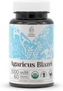 Agaricus Blazei USDA אורגני 60 קפסולות | High-Potency Natural Supplement