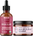 אבקת Myo-Inositol Complex & Herbal Balance Tincture | הורמונים Balancing Bundle עם Myo-Inositol & D-Chiro (30 משרתים) ו- PMS Menopause & Menstrual Support (60 משרתים)