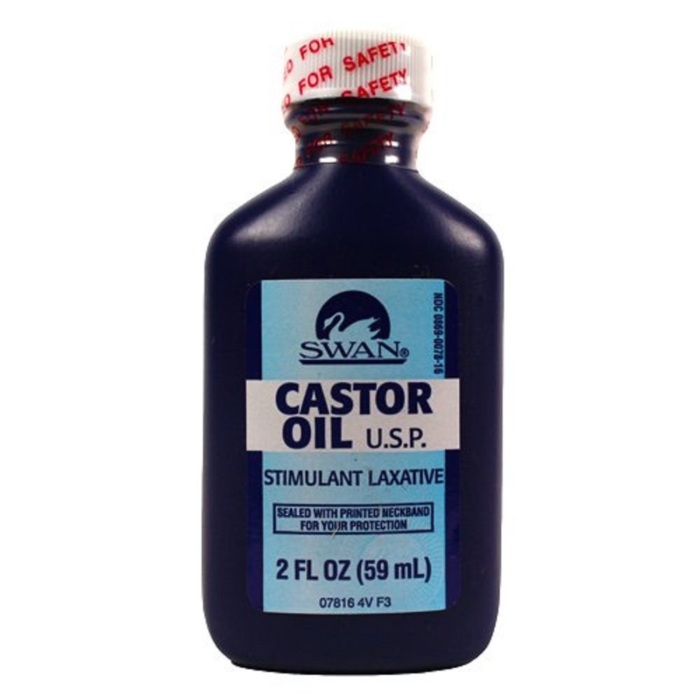 Swan Castor Oil - 2 oz Bottle (4 Pack)