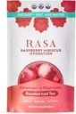 Rasa Raspberry Hibiscus hydrotion | אורגני Boosted Iced Tea with Fitogens ו Mushrooms | Gluten-Free, Premium Electrolyte אבקת שתו Mix, מרעננים לחות (6 oz / 24 משרתים)