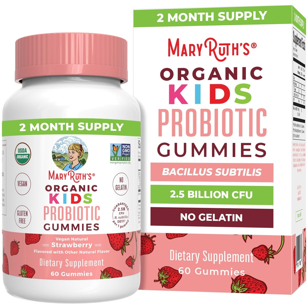 MaryRuth Organics Kids Probiotics for Digestive Health