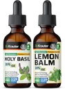 BIO KRAUTER Holyזיל Tincture 2 Fl. Oz. & Lemon Balm Tincture 2 Fl. Oz.