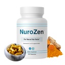 תוספת תמיכה עצבית - Alpha Lipoic Acid, B1, B6, B12, Pureblend של MSM, Turmeric - Advanced Neuropathy Support Formula for Nerve Health, Tingling & Discomfort - 120 קפסולות