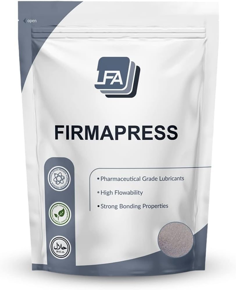 אבקת Fapress Pill Binder Mix for Tablet Press Machine - Purple 1 ק"ג (2.2 lb) - All-in-One Pharmaceutical-Grade Pill Binding