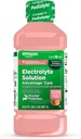 פתרון טיפול בסיסי לאלקטרוליט עם Prevital Prebiotics, Strawberry Lemonade, hydrotion Drink, Replenish Electrolytes, Fluid & Zinc, 33.8 floz (Pack של 1)