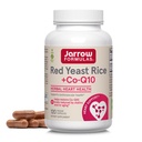 Jarrow Formulas Red Yeast Rice 1200 מ"ג & Co-Q10 100 מ"ג Per המשרת - 120 Veggie Caps - 60 משרתות - Herbal Heart Dietary תוסף - תמיכה Cardiovascular & Heart Health - טבעוני