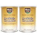 Fearn Natural Foods Soy Lecithin Granules - מפיץ שומן עם חומרים מזינים חיוניים לבריאות, משפר טקסט של עוגות, לחם וחניכיים, 16 Oz (Pack of 2)