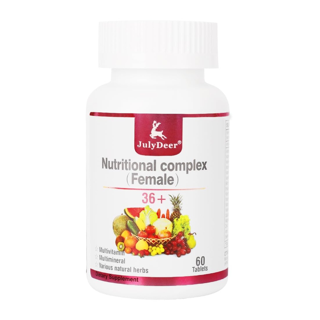 One Daily Multivitamin for Women - Complete Multimineral & Multivitamin עם ויטמין A, C, D, E ו- B-Complex, Zinc & More ויטמינים עבור חסינות, אנרגיה, שיער, עור וציפורים - 60 טבליות