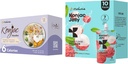 Hethstia Konjac Jelly Lychee Flavor עם Collagen Peptides 10 Packs ו Konjac Noodles Variety Gluten חינם 12 Packs Low Calorie, Keto, סוכר חינם, מזון בריא