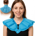 Ice Pack for Neck and Shoulders Upper Back Pain Relief, Large Gel Ice Pack Wrap, Reusable Hot Compress Therapy עבור רוטטור Cuff, Swelling, השרירים מרגיעים ו-Soothing