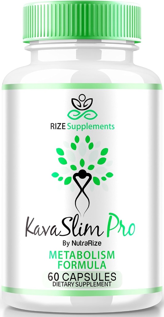 KavaSlim Pro כמוסות - KavaSlim Pro for Advanced Weight Loss, All-Natural Pills for Targeting Belly Fat, Kava Slim Pro מקסימום תמיכה Pastillas ביקורות (60 קפסולות)