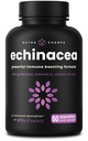 NutraChamps Echinacea קפסולות 1000 מ"ג - 8-in-1 Immune תוסף - Echinacea Goldenseal, ויטמין C, Zinc, ג'ינג'ר, Elderberry - 60 קפסולות