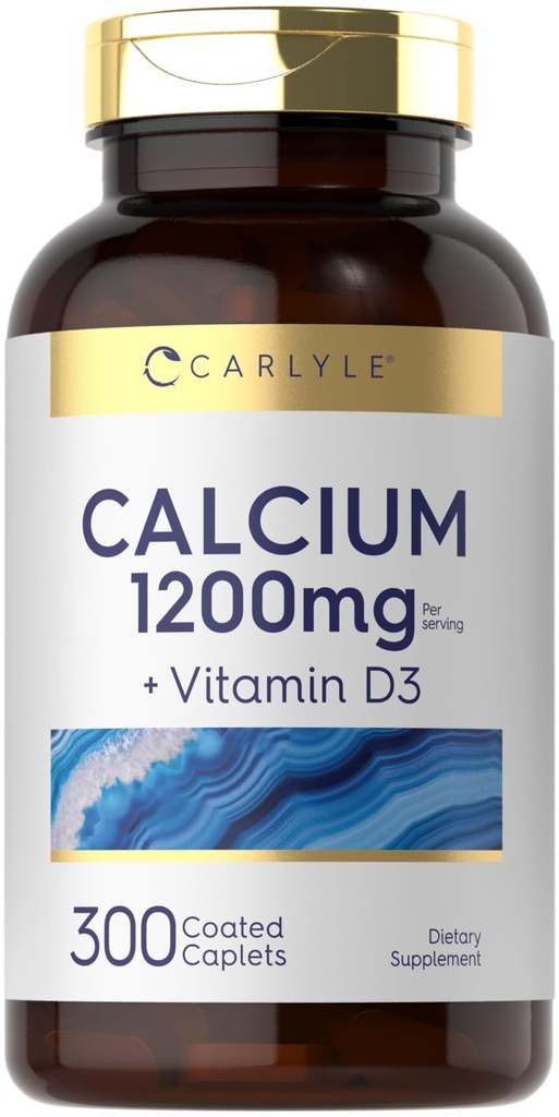 קרלייל Calcium 1200 מ"ג עם ויטמין D3