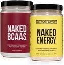 NAKED Vegan Energy and Performance Bundle Citrus Energy BCAAS Amino Acids אבקת