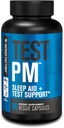 Jacked Factory Test PM טסטוסטרון Booster & Sleep Aid תוספת לגברים, קידום התאוששות, צמיחה שרירים, 90 Natural Veggie גלולות - 60 Count (Pack of 1)