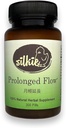 Silkie Prolonged Flow תוסף - Hormonal Balance Support, Decreases & Regulates Menstrual Cycle, Hot Flashes & Night Sweats Relief, 300 Counts & Regulates