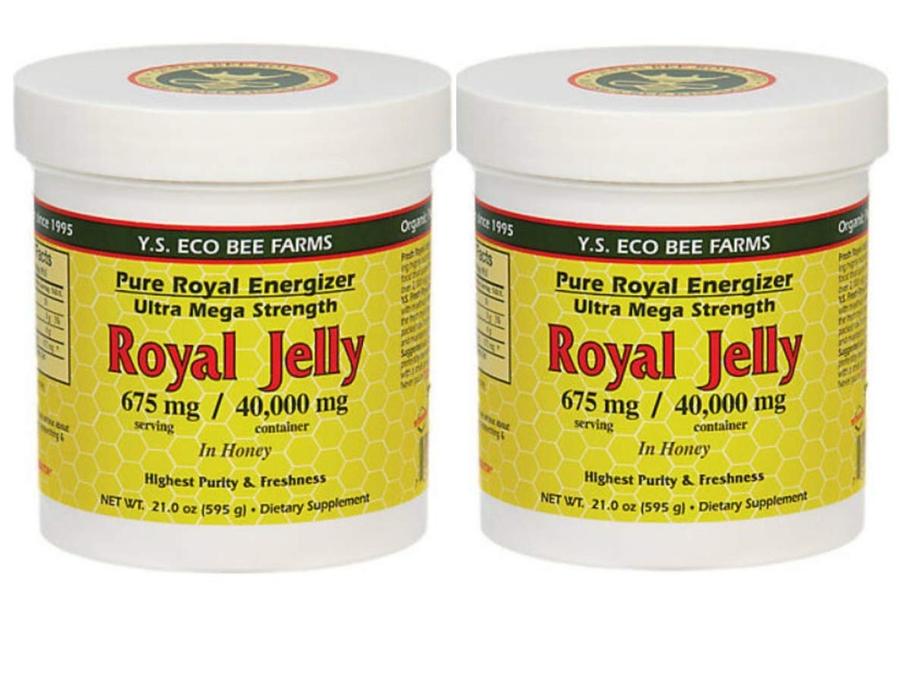 Y.S. Eco Bee Farms, (2 Pack) רויאל ג'ולי, דבש, 675 מ"ג, 1.3 lbs (595 גרם)