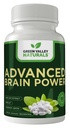 GREEN VALLEY NATURALS - Advanced Brain Power - תומך בתפקוד המוח הבריא, הנורמלי, פוקוס וריכוז, שנוסחה קלינית לתמיכה בקלילות המוח. (בקבוק, 60, Count)