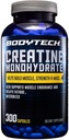 BODYTECH Creatine Monohydrate קפסולות מיקרון תמיכה כוח שרירים, Mass, and Endurance (300 קפסולות)